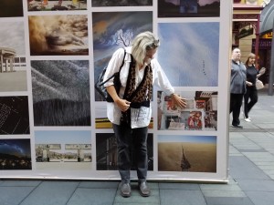 It was great to see my photograph on display in Sydney's Pitt Street Mall.