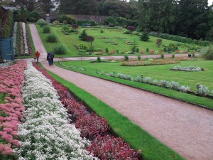 Kylemore Abbey has a splendid 6 acres of Victorian Walled garden.